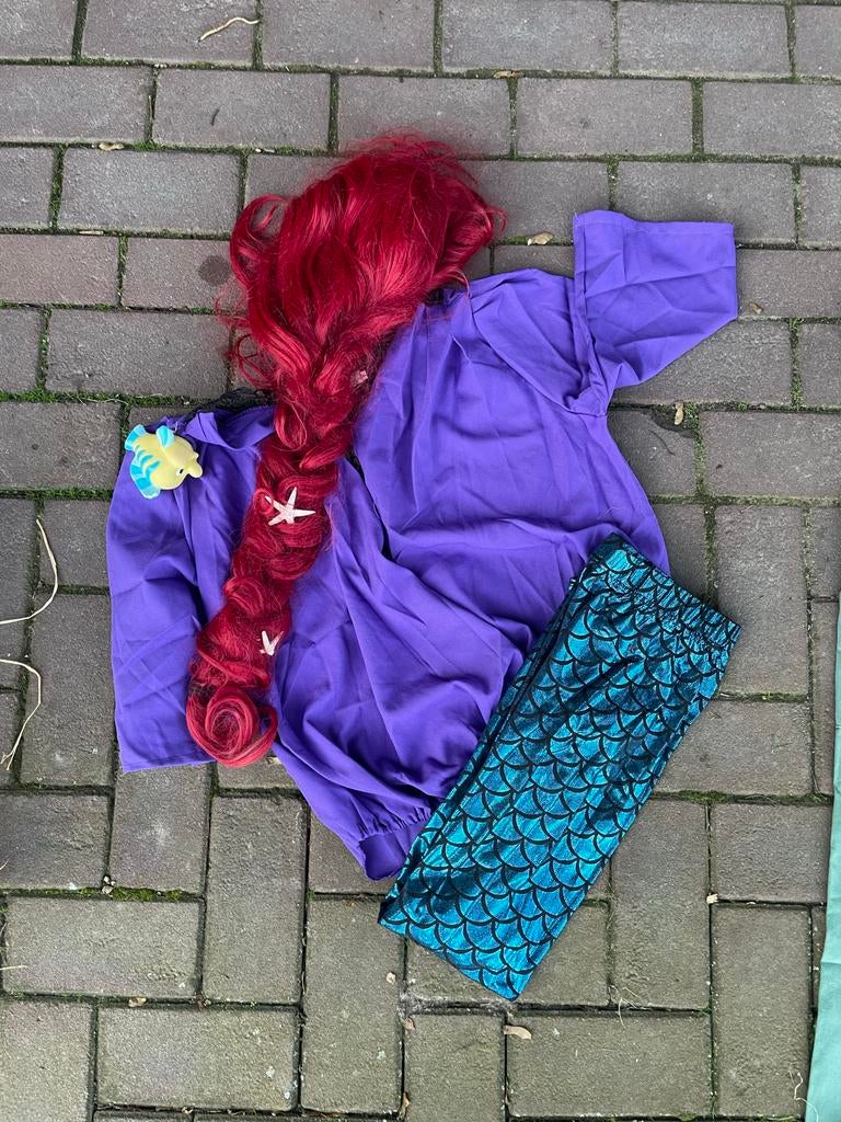 Ariël Carnavalskostuum - Zeemeermin Pak, Ophalen of Verzenden, Zo goed als nieuw