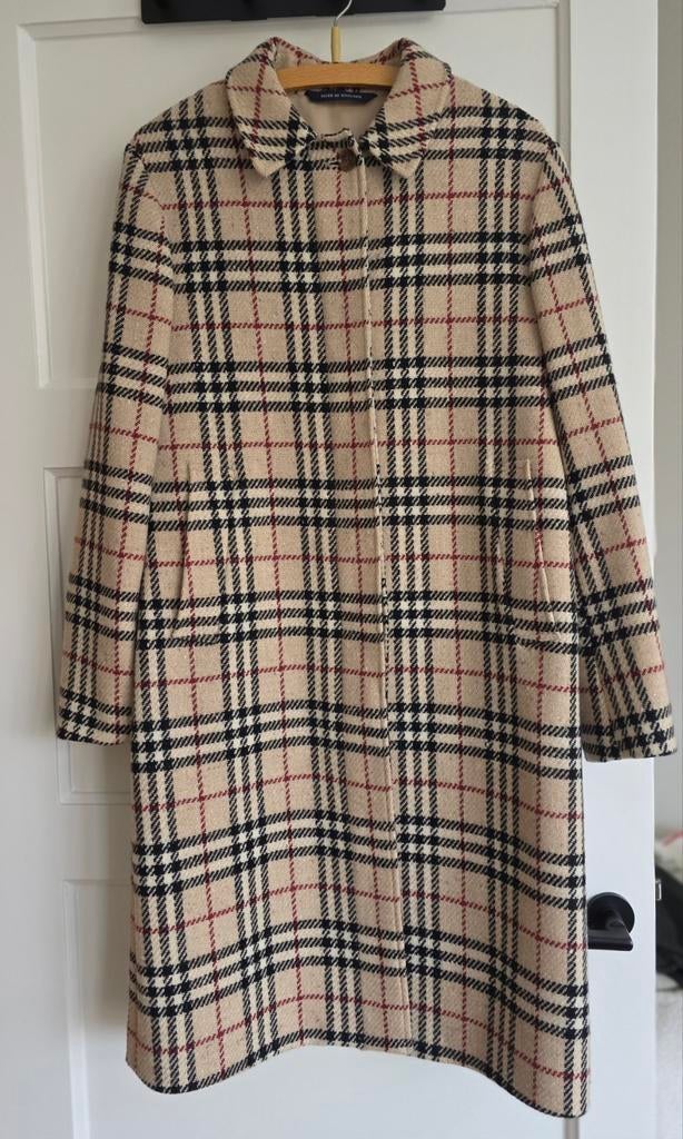 Burberry mantel dames, Ophalen of Verzenden, Zo goed als nieuw, Maat 38/40 (M)