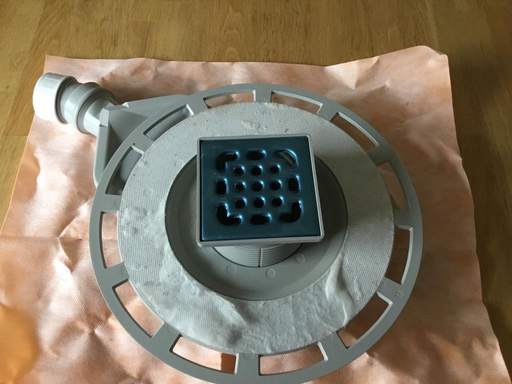 Te koop viega douche afvoer compleet, Ophalen of Verzenden, Nieuw, Rvs, Douche