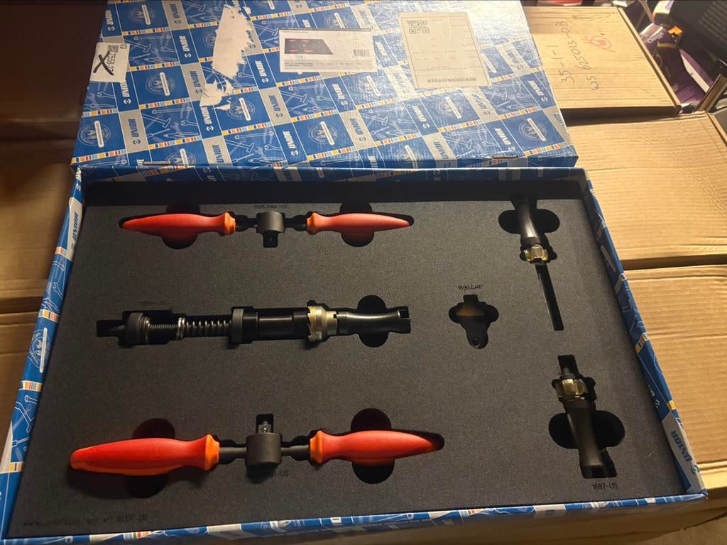 Professioneel fietsgereedschap set Unior nieuw in doos, Ophalen of Verzenden, Nieuw, Balhoofdgereedschap