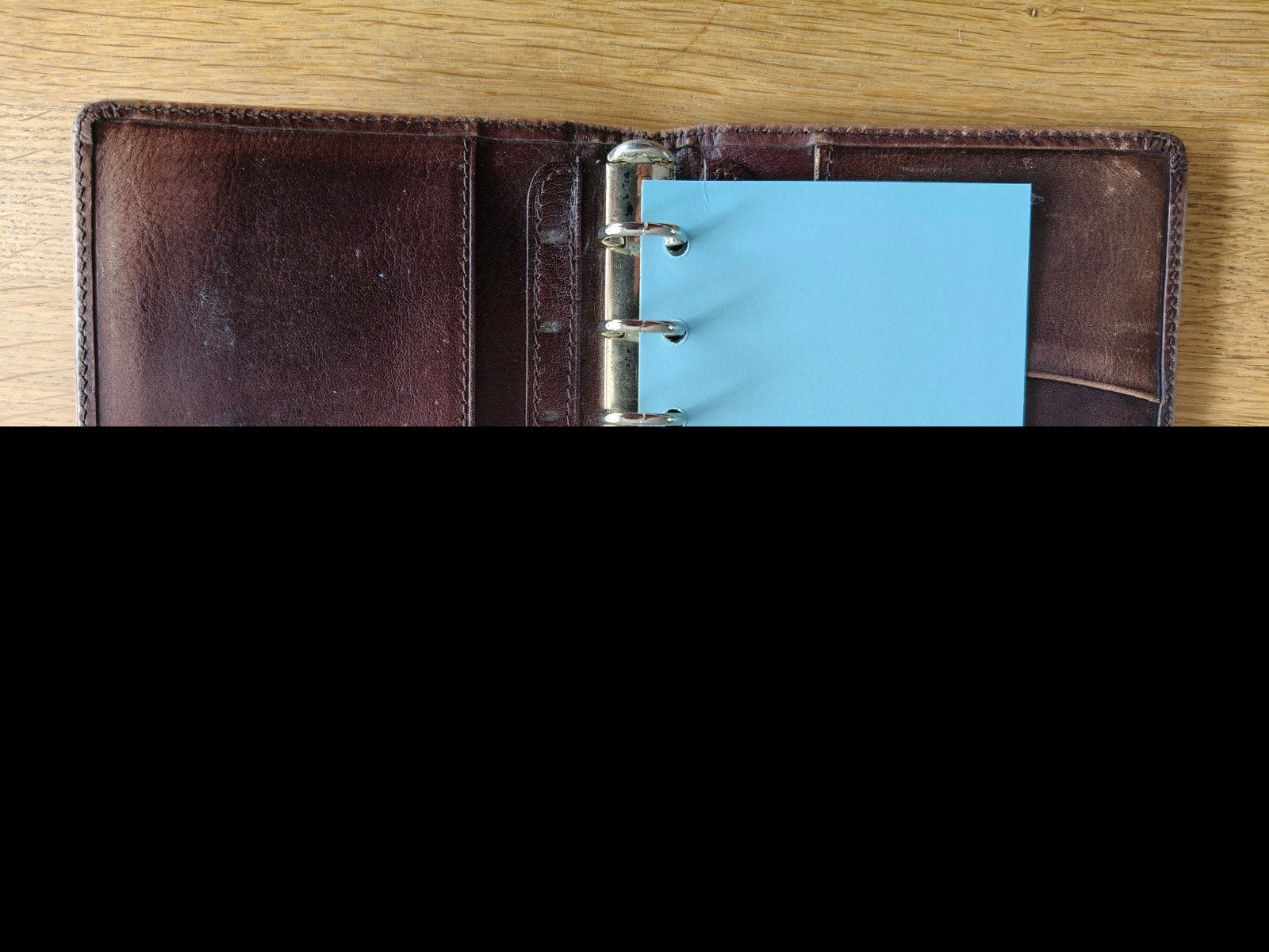 leren agenda, Ophalen of Verzenden, Gebruikt, Bruin