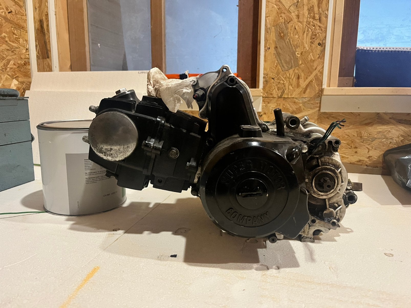 smc 110cc semi blok met e-start past onder dax, monkey, ss, Ophalen of Verzenden, Gebruikt, Blok