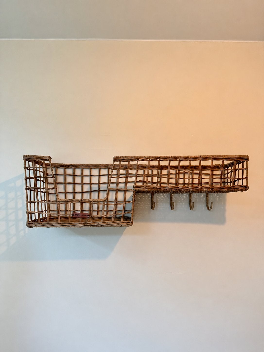 Riviera Maison Wandkapstok - Rotan, Overige materialen, Gebruikt, Minder dan 100 cm, Ophalen