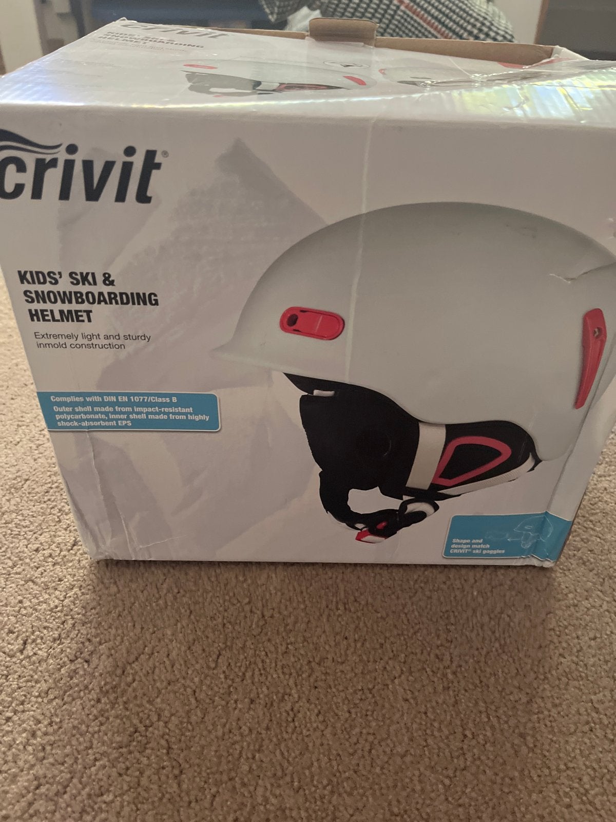 Crivit Kinder Ski- en Snowboardhelm - Nieuw in doos, Overige merken, Overige typen, Nieuw, Ophalen of Verzenden