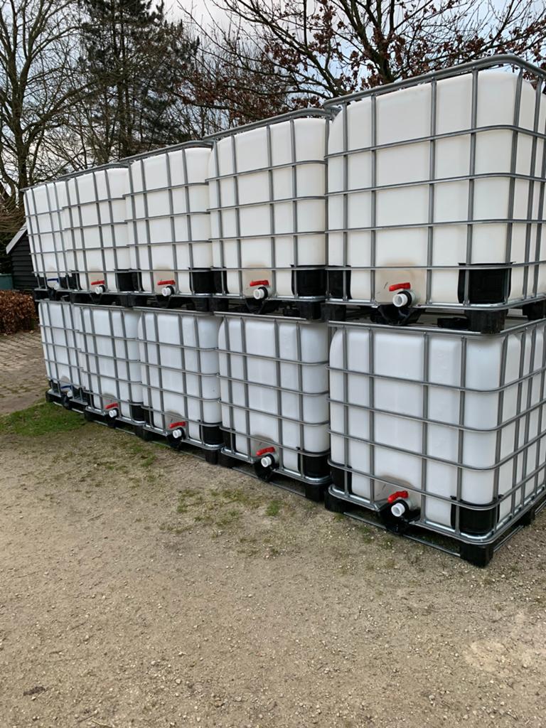 IBC 1000 liter multibox, 150 liter of meer, Ophalen, Zo goed als nieuw