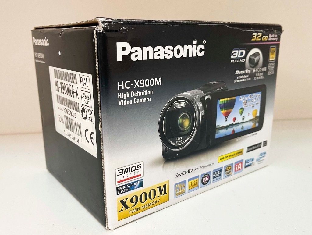 Panasonic HC-X900M Full HD camera met 32GB intern geheugen, Full HD, N, Panasonic, N