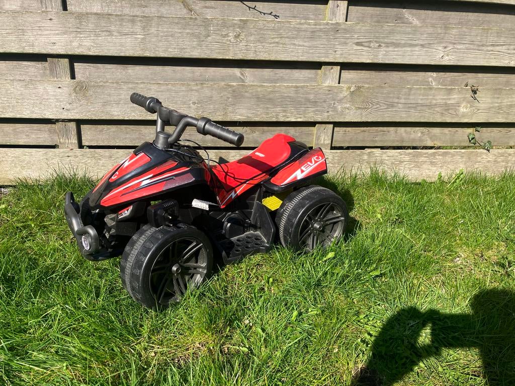 Elektrische kinderquad - Rood/Zwart, Ophalen of Verzenden, Zo goed als nieuw