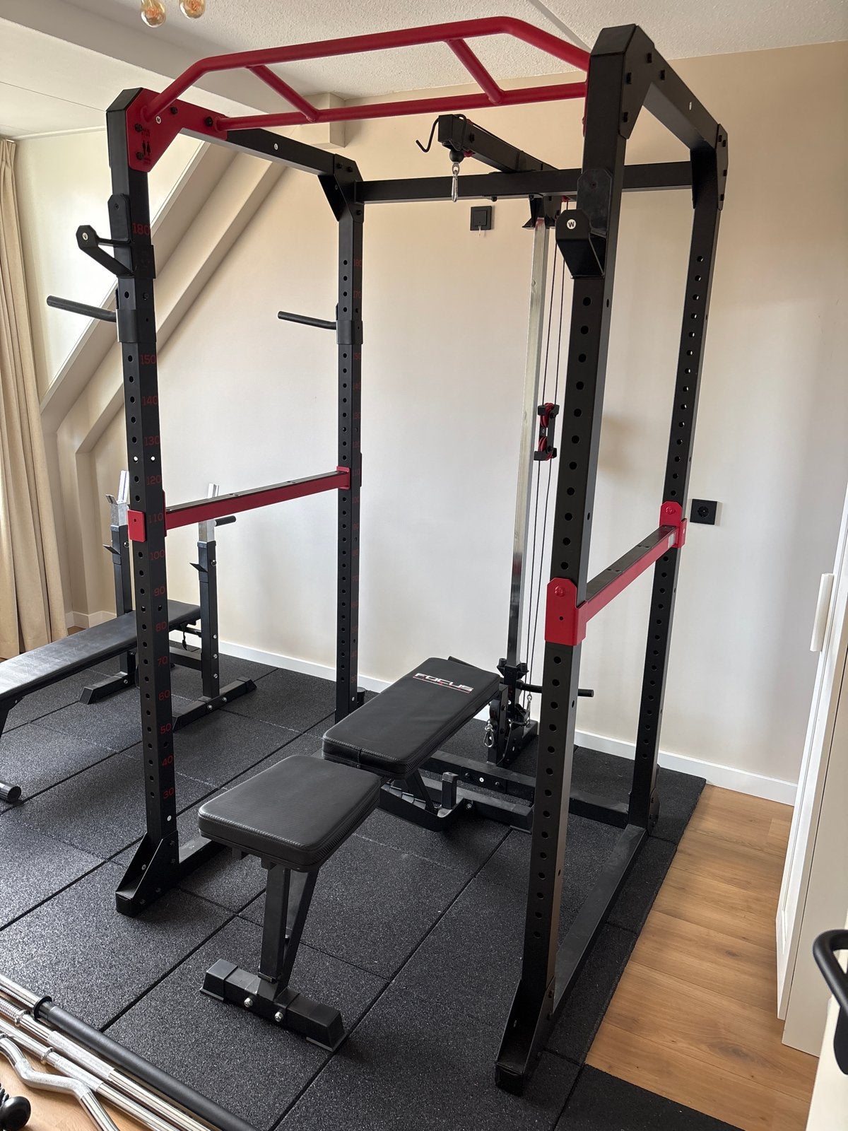 Complete Home Gym Set: Power Rack, Dumbbells, Gewichten, Ophalen, Dumbbell, Gebruikt, .