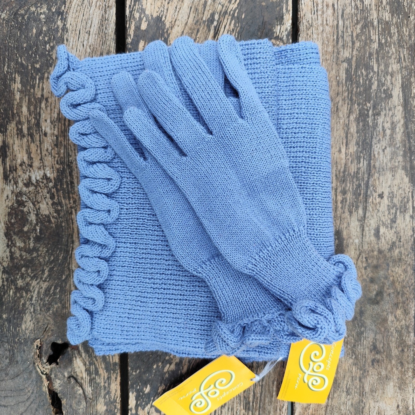 Alpaca sjaal en handschoenen - meerdere kleuren, Kleding | Dames, Ophalen of Verzenden, Nieuw, Sjaal