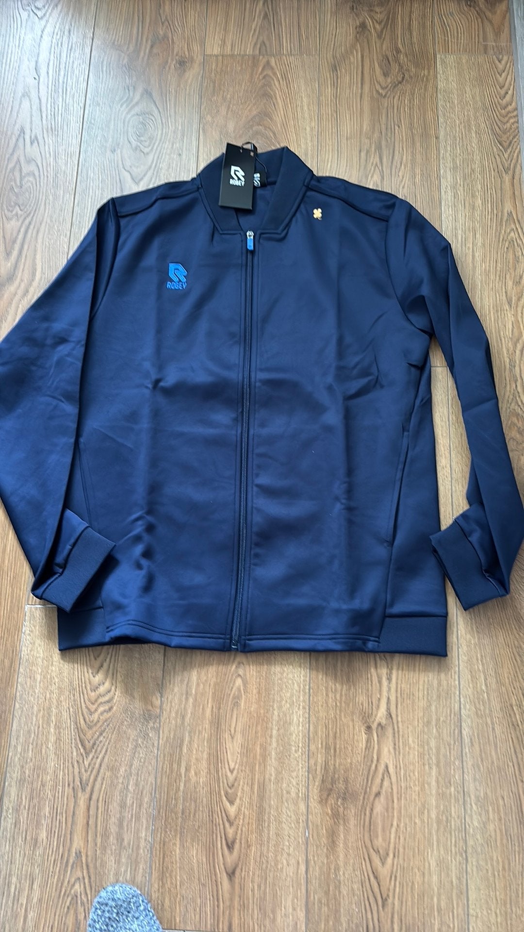 Jas Robey, Blauw, Ophalen of Verzenden, Voetbal, Maat 56/58 (XL)