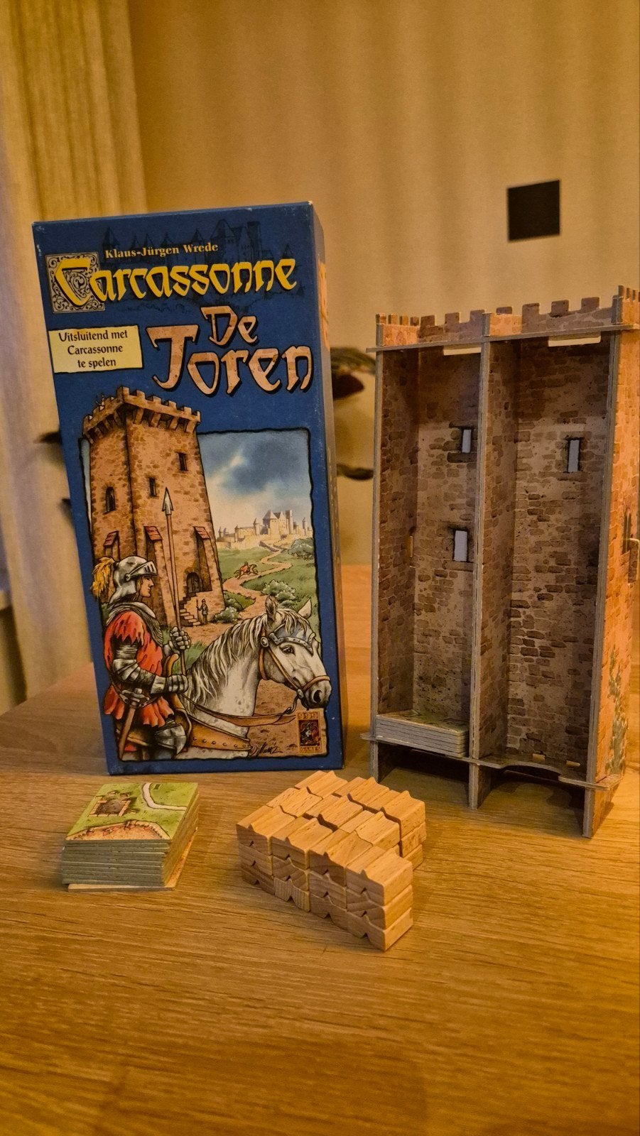 Carcassonne De Toren uitbreiding, Een of twee spelers, Ophalen of Verzenden, Zo goed als nieuw, 999 Games