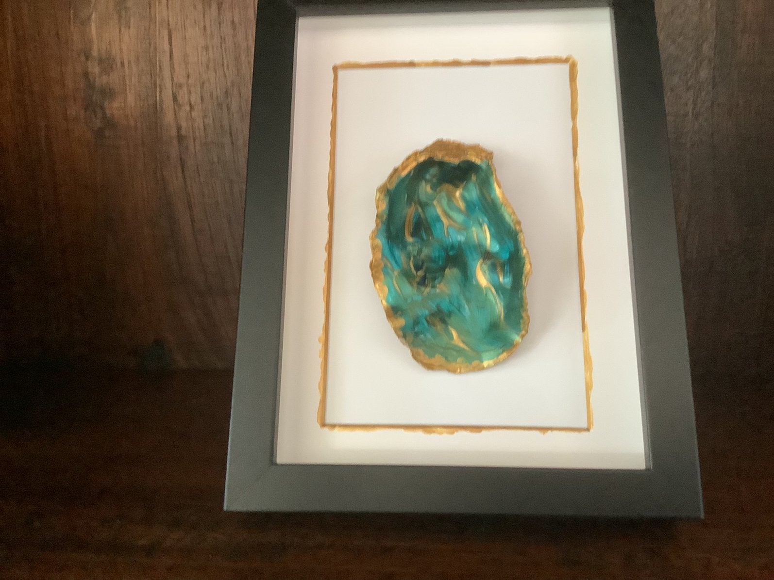 Schelpen schilderijtjes, Huis en Inrichting, Ophalen, Zo goed als nieuw, Minder dan 50 cm, Schilderij