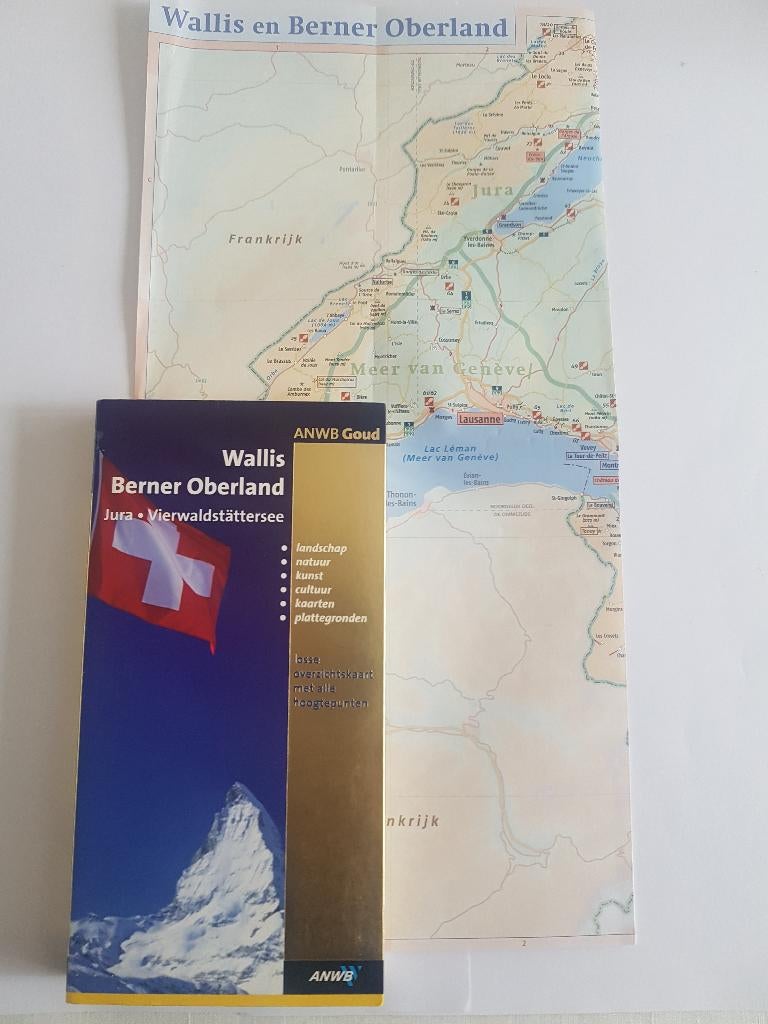 ANWB Reisgids Walls, Berner Oberland, Jura, Vierwaldstätters, Europa, Ophalen of Verzenden, Zo goed als nieuw, Reisgids of -boek