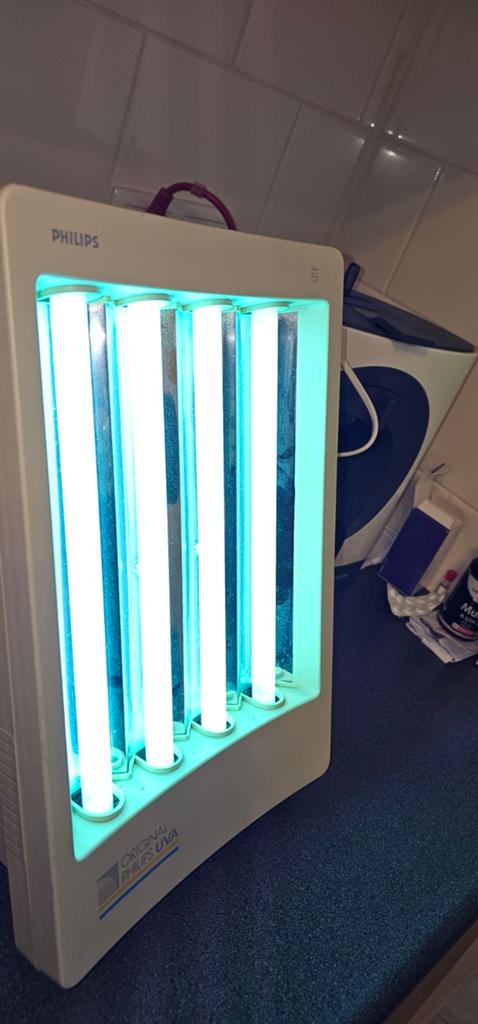Philips gezichtsbruiner, Witgoed en Apparatuur, Zonnebanken en Gezichtsbruiners, Ophalen, Gezichtsbruiner, Minder dan 10 lampen