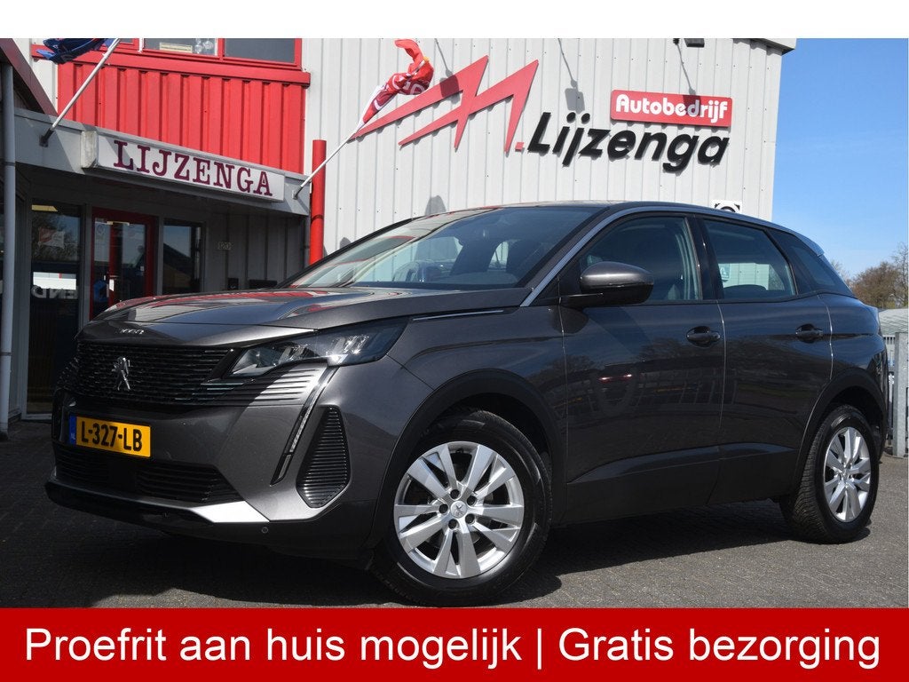 Peugeot 3008 1.2 PureTech Blue Lease Premium Carplay | DAB |, Stof, Gebruikt, 1199 cc, Met garantie (alle)