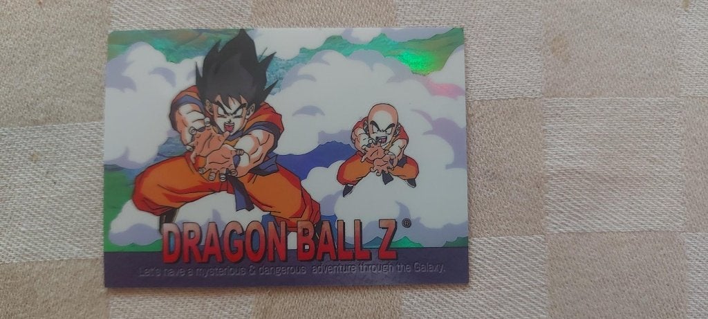 dragonball z kaart reverseholo, Ophalen of Verzenden, Zo goed als nieuw, Losse kaart
