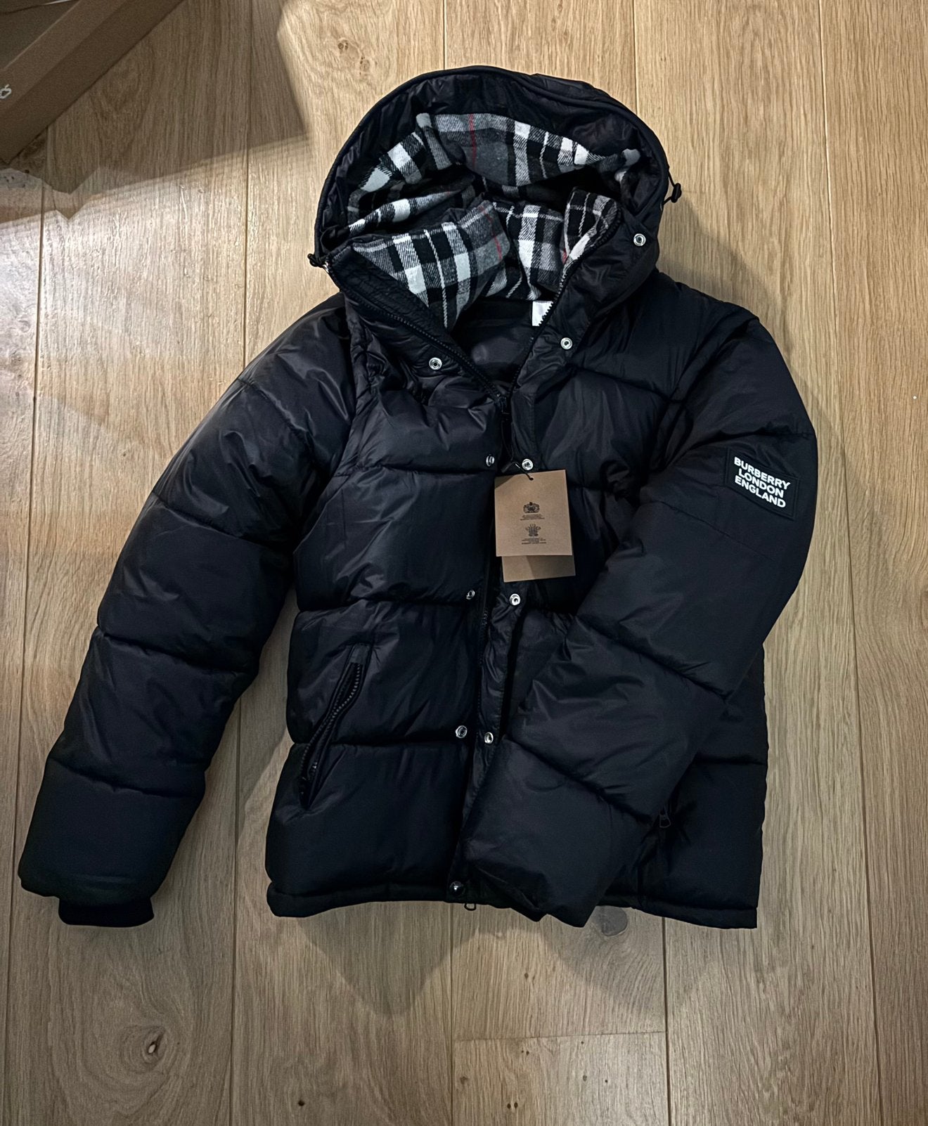 Burberry puffer jas | Maat L, Ophalen of Verzenden, Nieuw