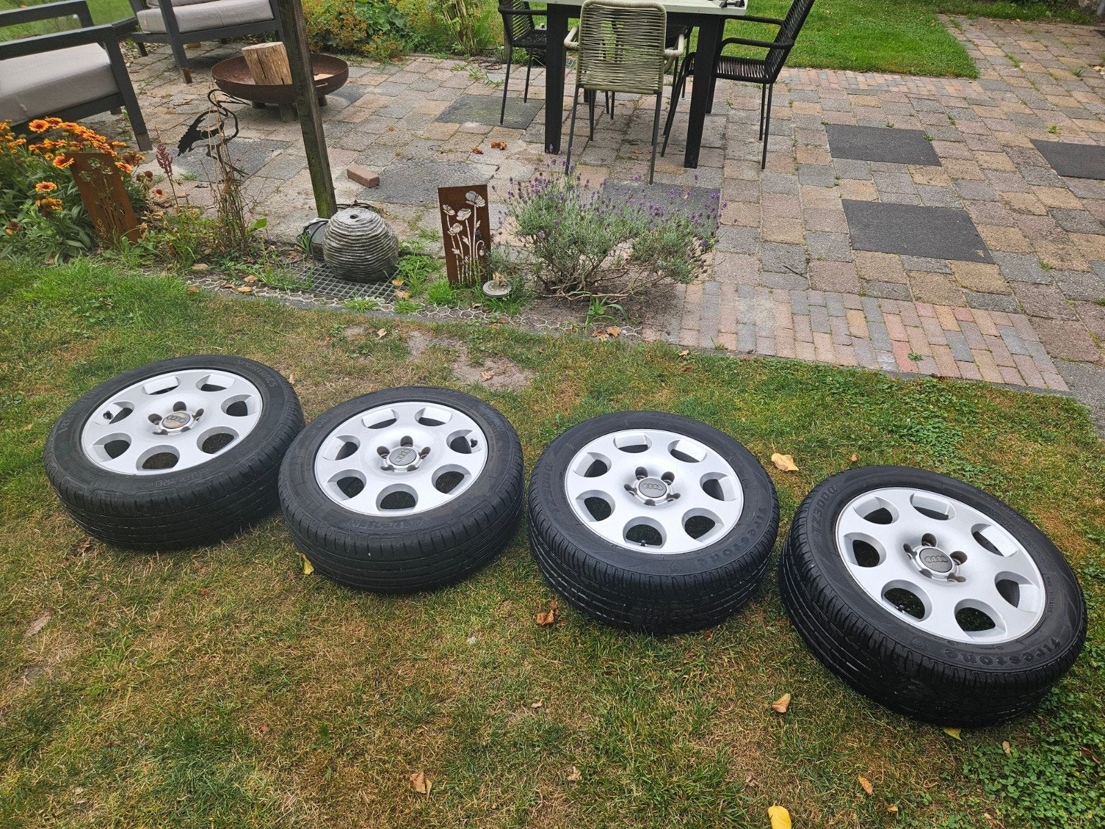 Audi A3 (2004) Velgen met Banden - 205/55 R16, Ophalen, 16 inch, Nieuw, 205 mm