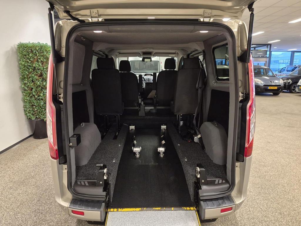Ford Transit Custom L1H1 Rolstoelbus Automaat XXL-Ombouw (15, Automaat, 12 maanden, Stof, Euro 6