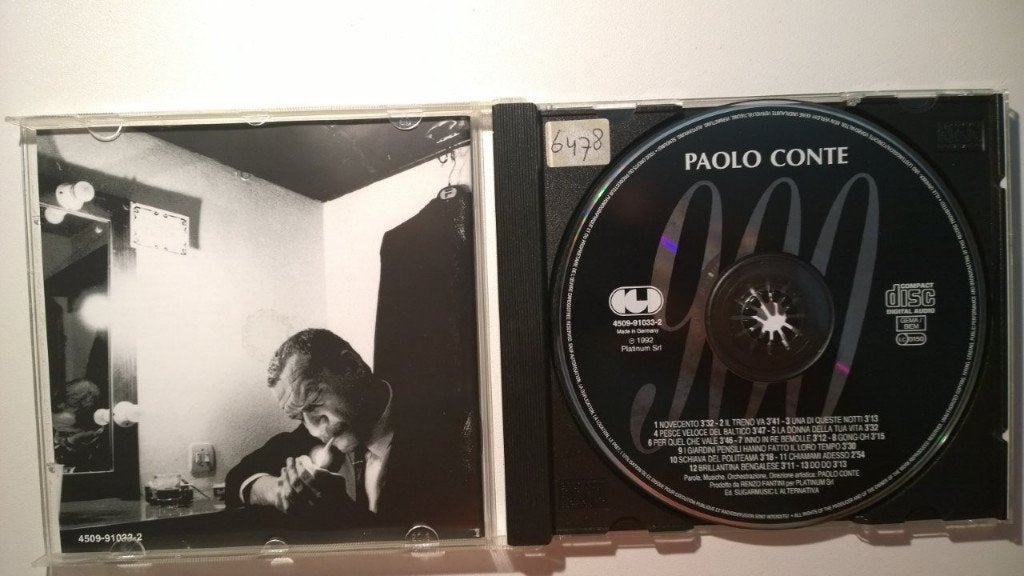 Paolo Conte - 900, Cd's en Dvd's, Ophalen of Verzenden, Zo goed als nieuw, Jazz, Album