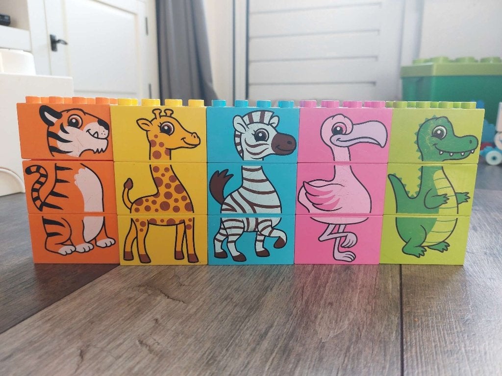 Duplo Wilde dieren 5 stuks - Compleet, Ophalen of Verzenden, Zo goed als nieuw, Compleet, Duplo