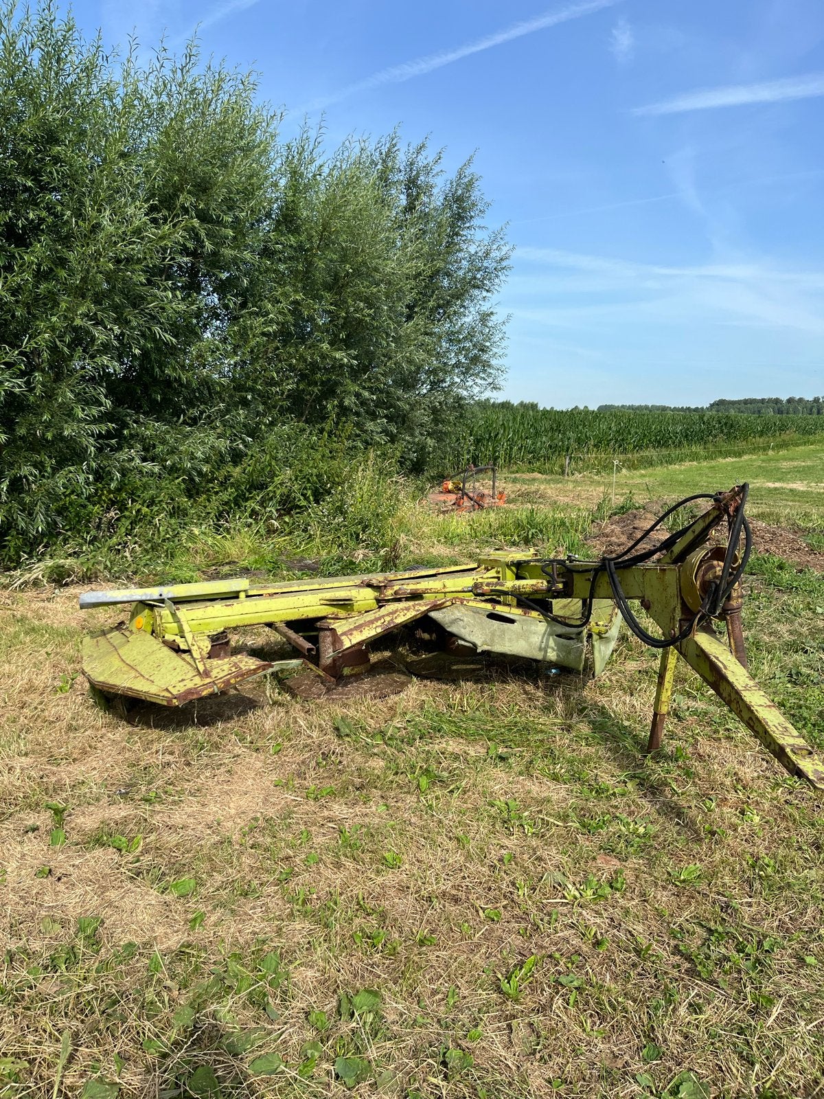 Claas trekmaaier goed werkend, Ophalen