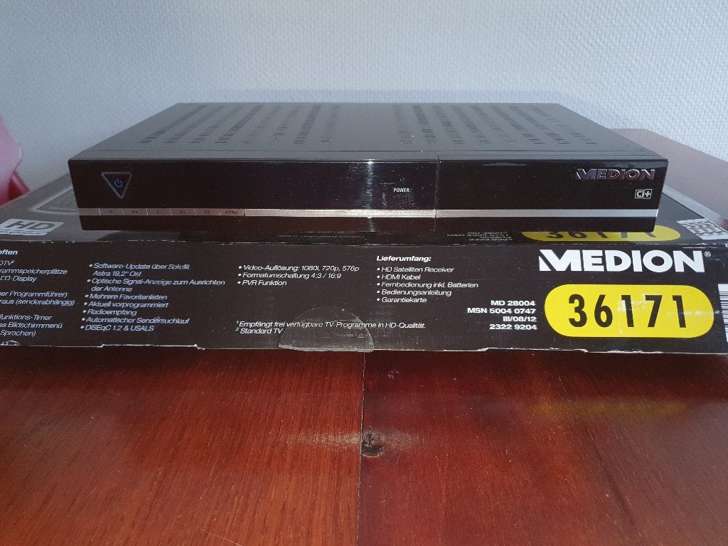 Digitale HD satelietontvanger, Ophalen, Nieuw, Met dvd-recorder