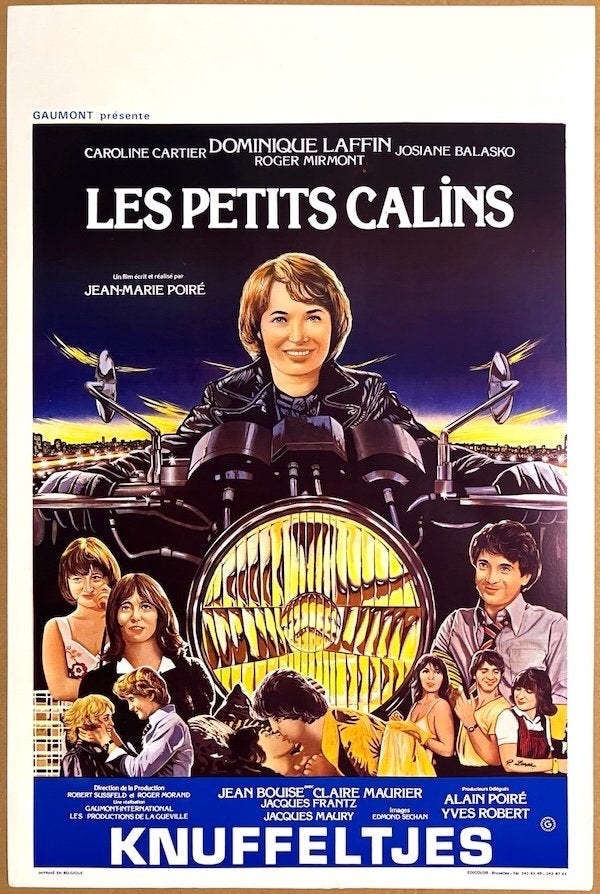 Les Petits Calins (1976) - Originele filmposter, Ophalen of Verzenden, Zo goed als nieuw, A1 t/m A3, Film en Tv