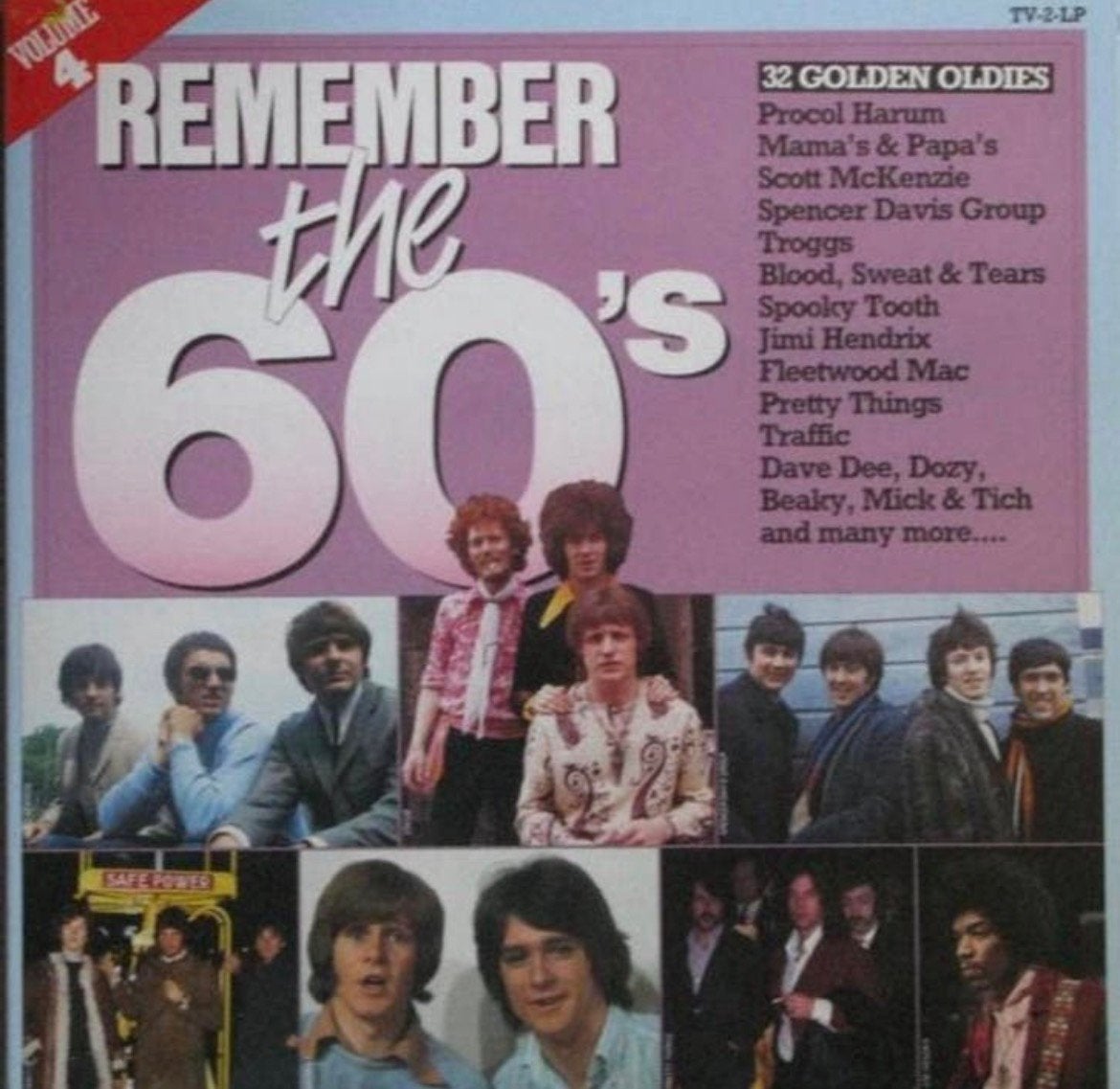 LP - 2 Various – Remember The 60's (Volume 4) Nieuwstaat/ 7, Ophalen of Verzenden, Zo goed als nieuw, LP