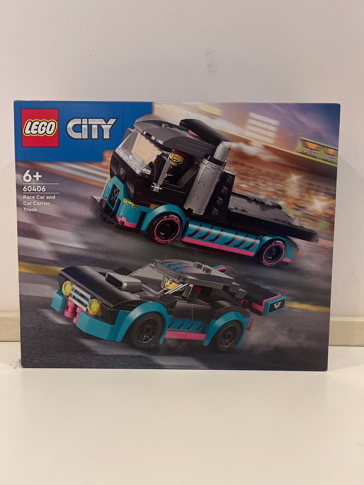 Lego City 60406 Raceauto en Autotransporter, City, Lego, Nieuw, Ophalen of Verzenden