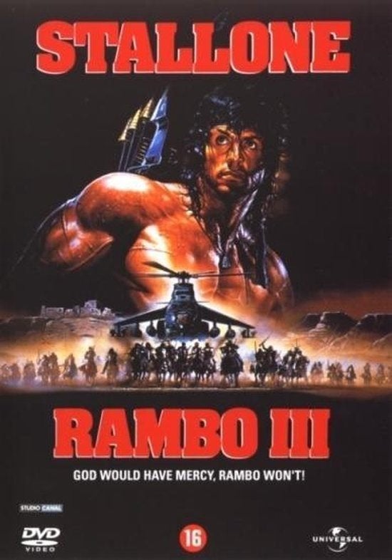 RAMBO III (1983), Vanaf 16 jaar, Ophalen of Verzenden, Zo goed als nieuw, Actie