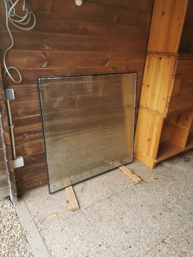 Gratis Ruit Raam dubbelglas, Ophalen, Gevelraam of Ruit, Gebruikt, 80 tot 120 cm