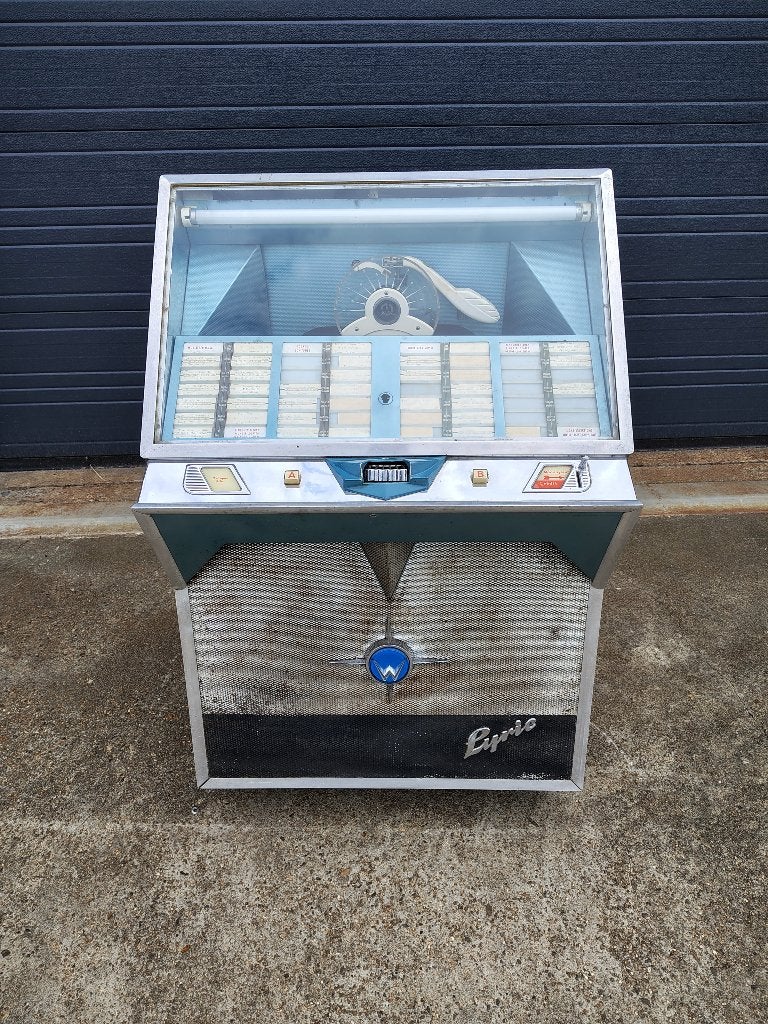 Wurlitzer Lyric E/ Kieswiel (1963) jukebox /opknapper !!, Verzamelen, Ophalen, Gebruikt, 1950 tot 1960, Seeburg