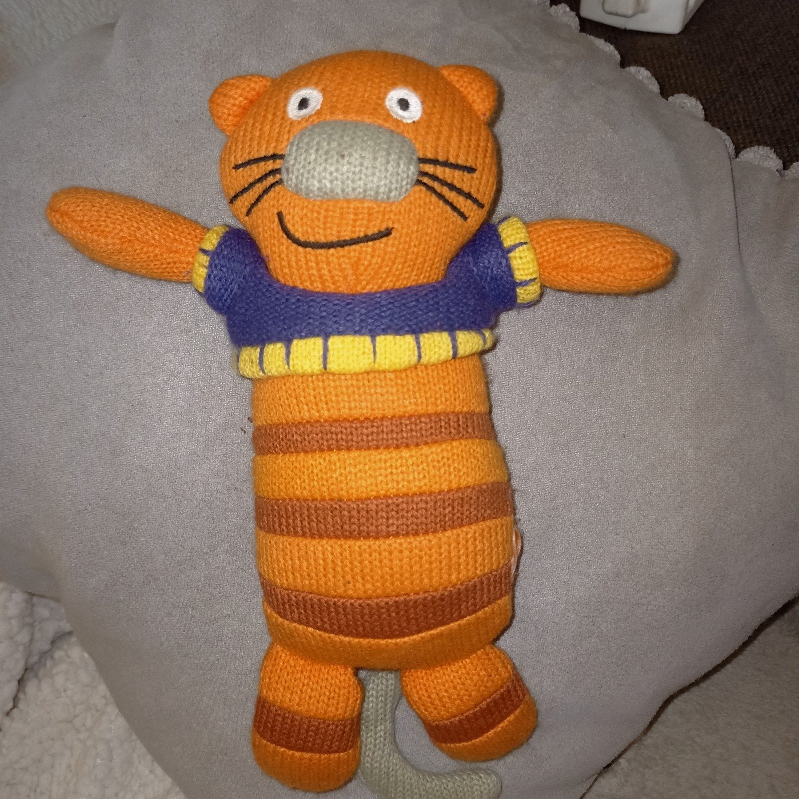 Latitude enfant gebreide oranje kat/kitten, Sacha, '80, Oranje, Overige merken, Ophalen of Verzenden, Zo goed als nieuw