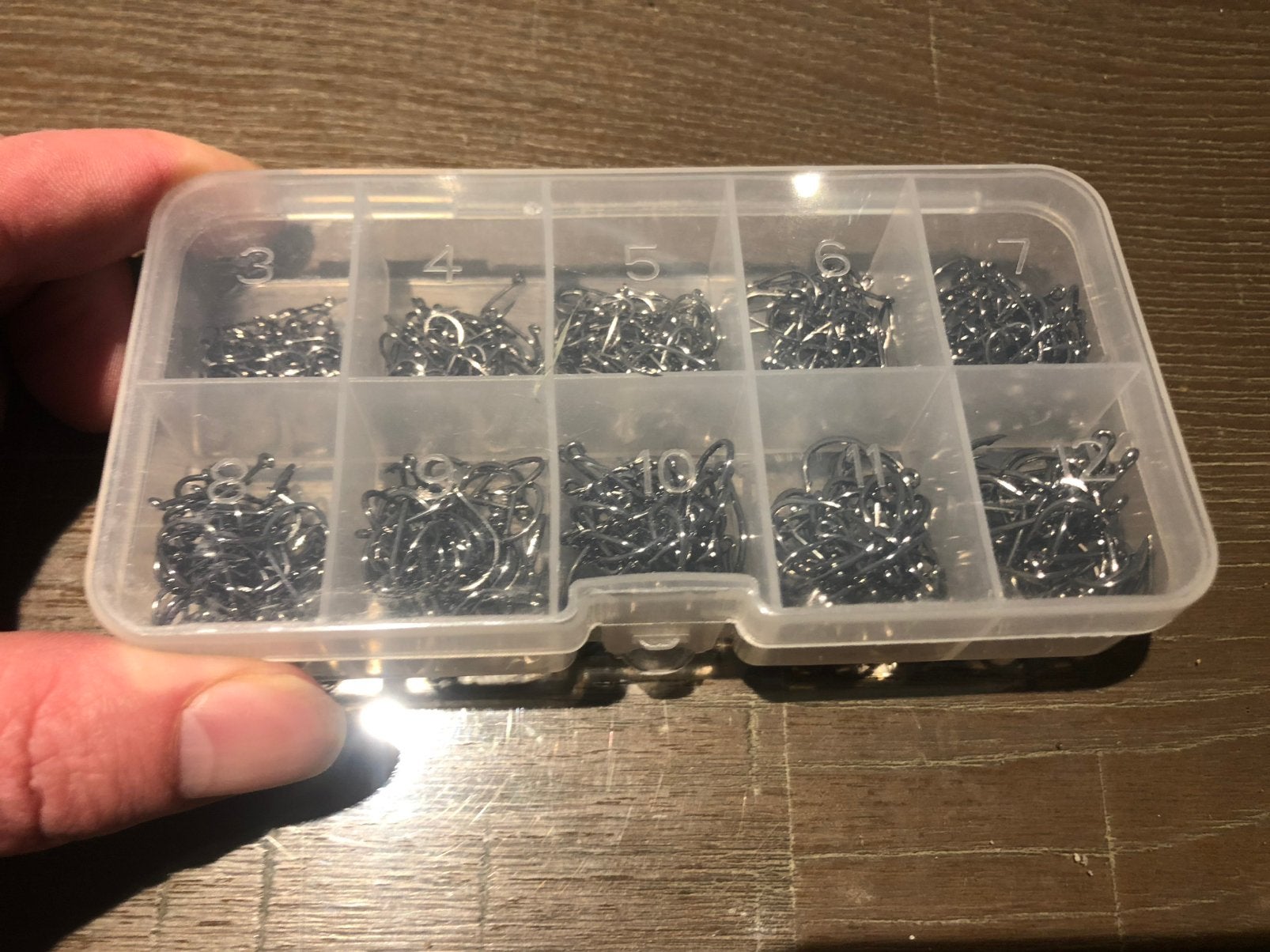 Nieuw doos met 500 stuks vishaken, karperhaken, witvishaken, Ophalen of Verzenden, Nieuw, Haak