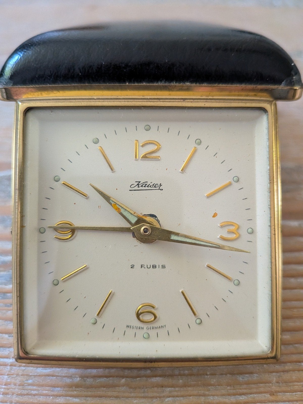 Vintage Kaiser "2 Rubis" Reiswekker - Jaren '50/'60, Ophalen of Verzenden