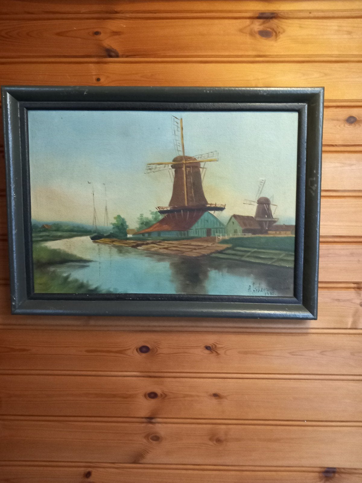 oud schilderij 1935, Ophalen