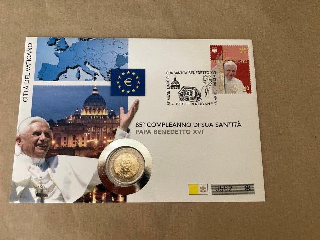 2 € Numisbrief. Vaticaan. 2012., Postzegels en Munten, Ophalen, Vaticaanstad, 2 euro, Losse munt