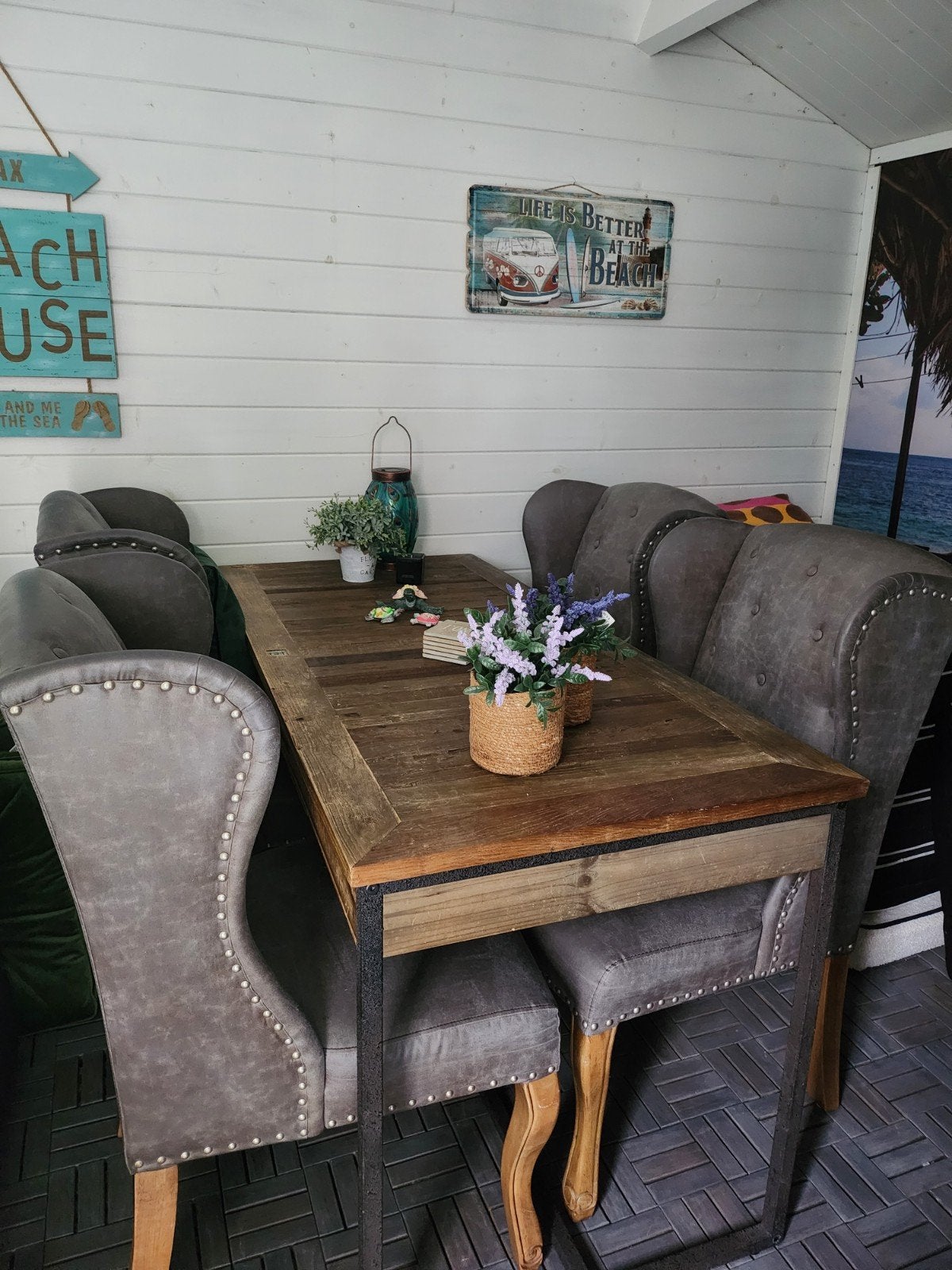 Rivièra Maison shelter island bureau, Ophalen, Rechthoekig, 50 tot 100 cm
