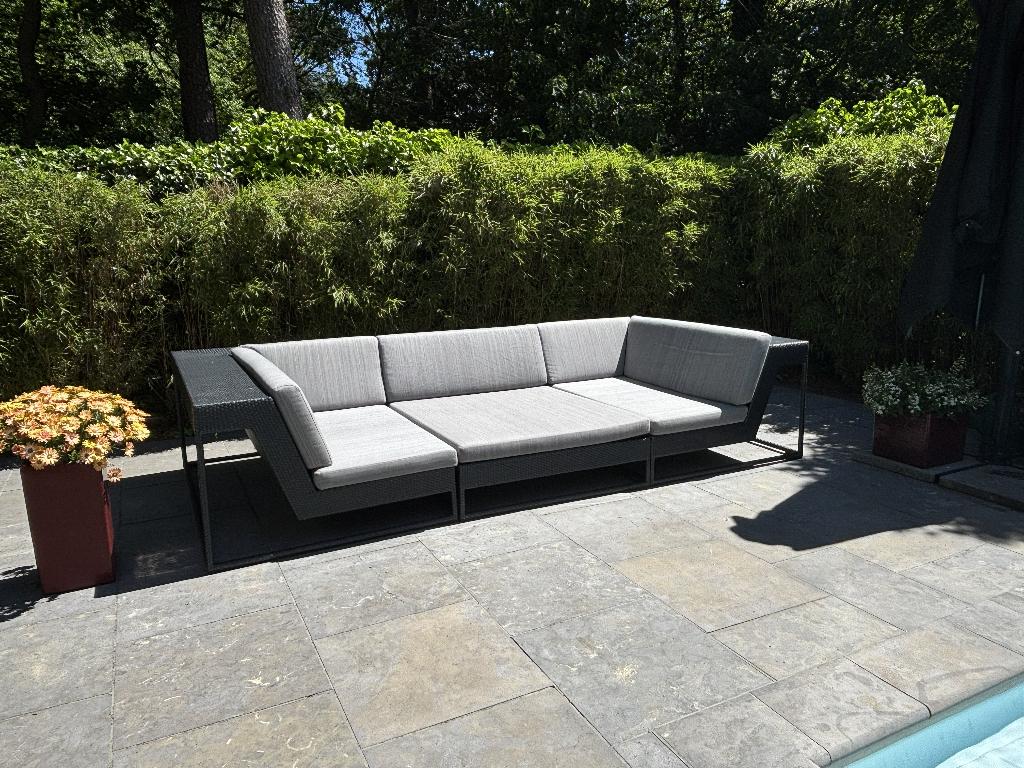 Dedon loungeset antraciet, Tuin en Terras, Tuinsets en Loungesets, Ophalen, Gebruikt, 6 zitplaatsen, Loungeset