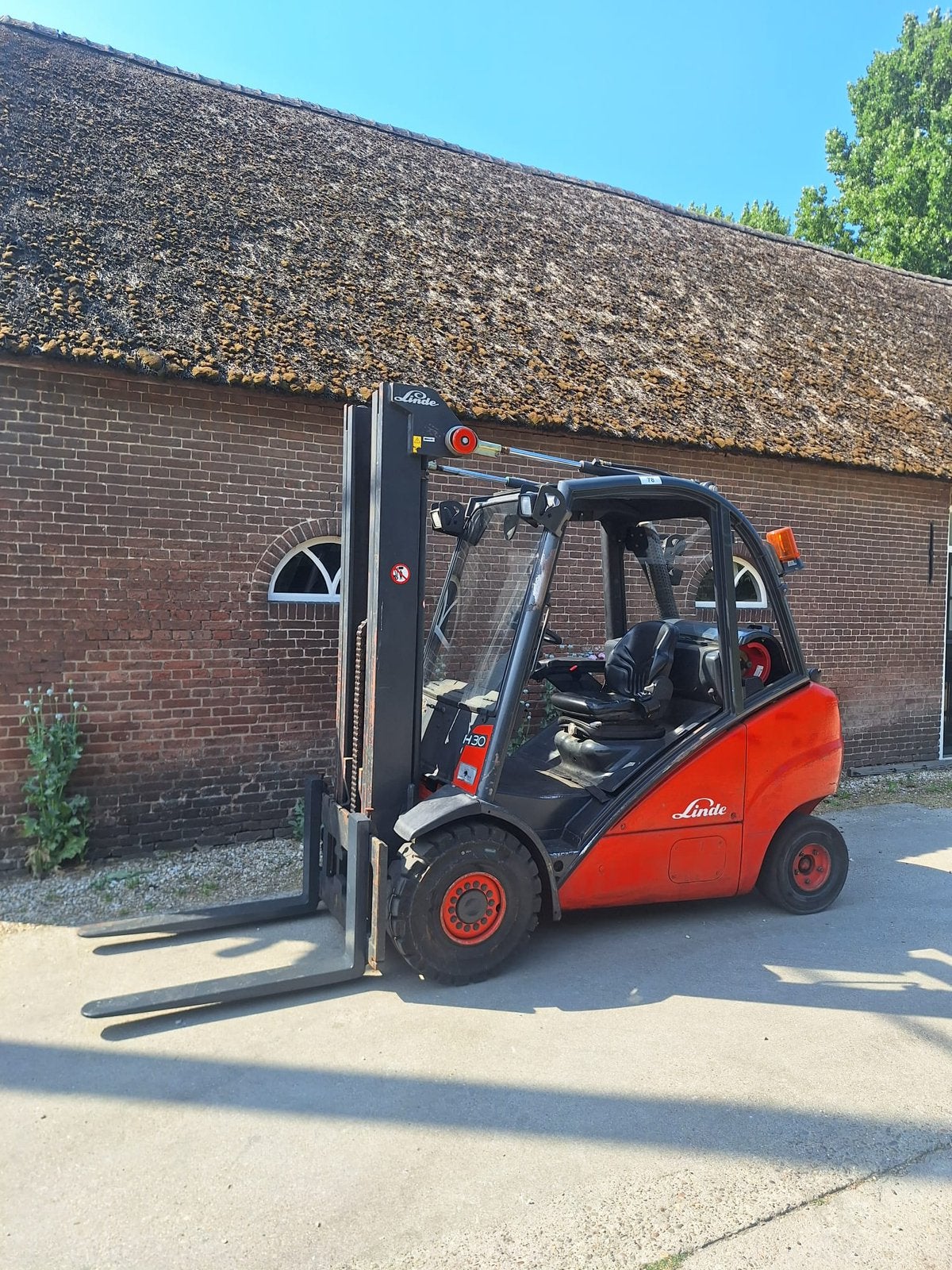 Linde h30 freelift-triplo 540cm 3000kg 3e functie✅, 2000 tot 3000 kg, Ophalen of Verzenden, LPG, Heftruck