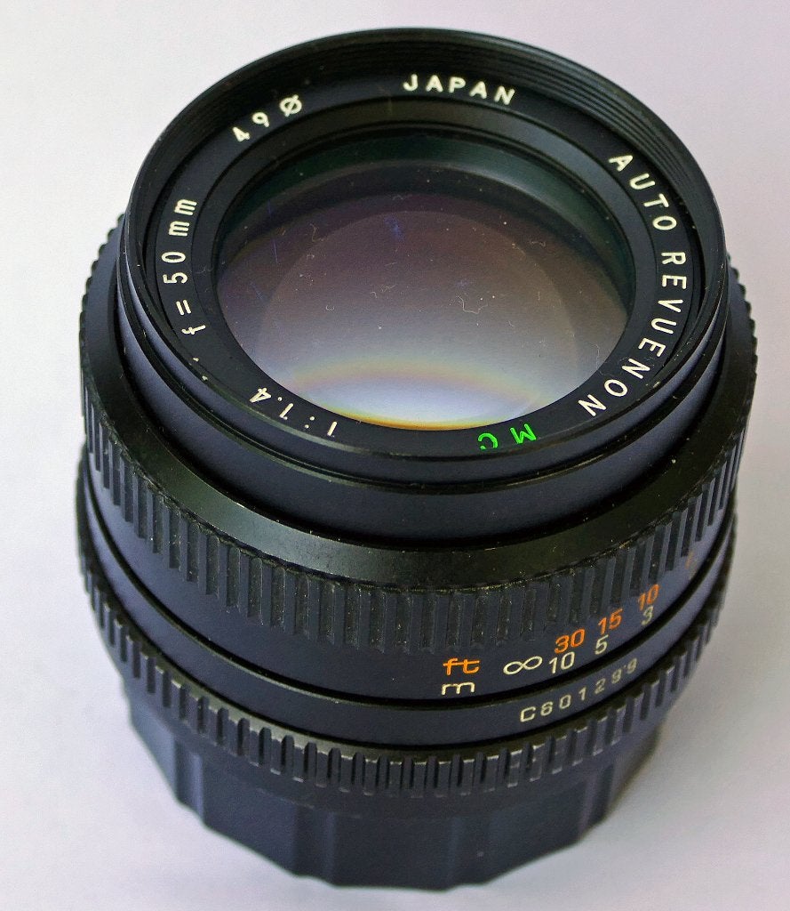 Auto-Revuenon 1.4/50mm lens M42-vatting, Verzenden, Zo goed als nieuw, Standaardlens, 50 mm