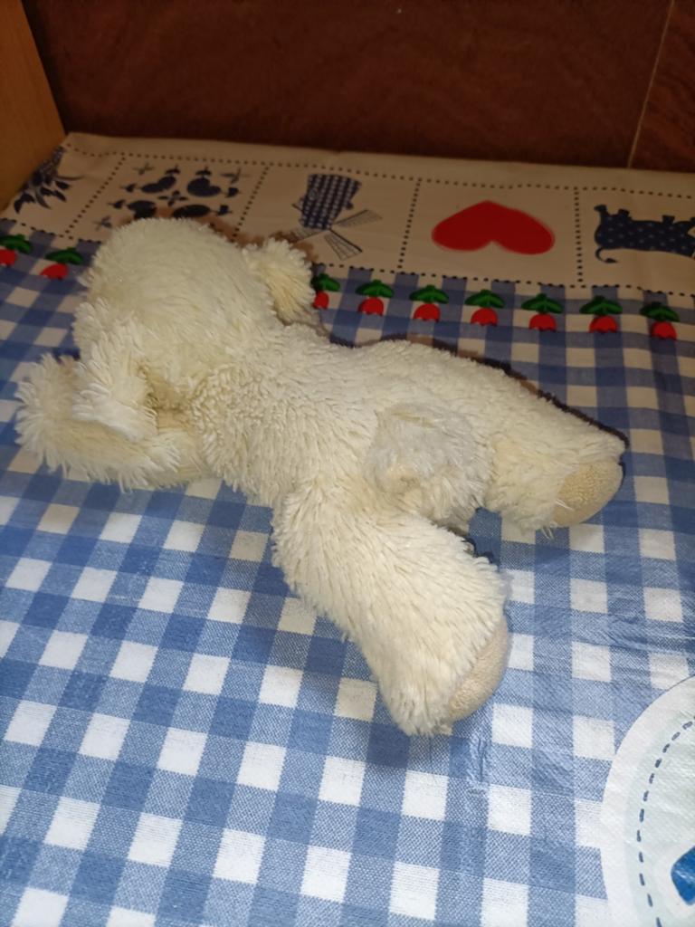 Schaap knuffeltje PIA Holland Schijndel liggend 20 cm, Ophalen of Verzenden, Zo goed als nieuw, Overige typen