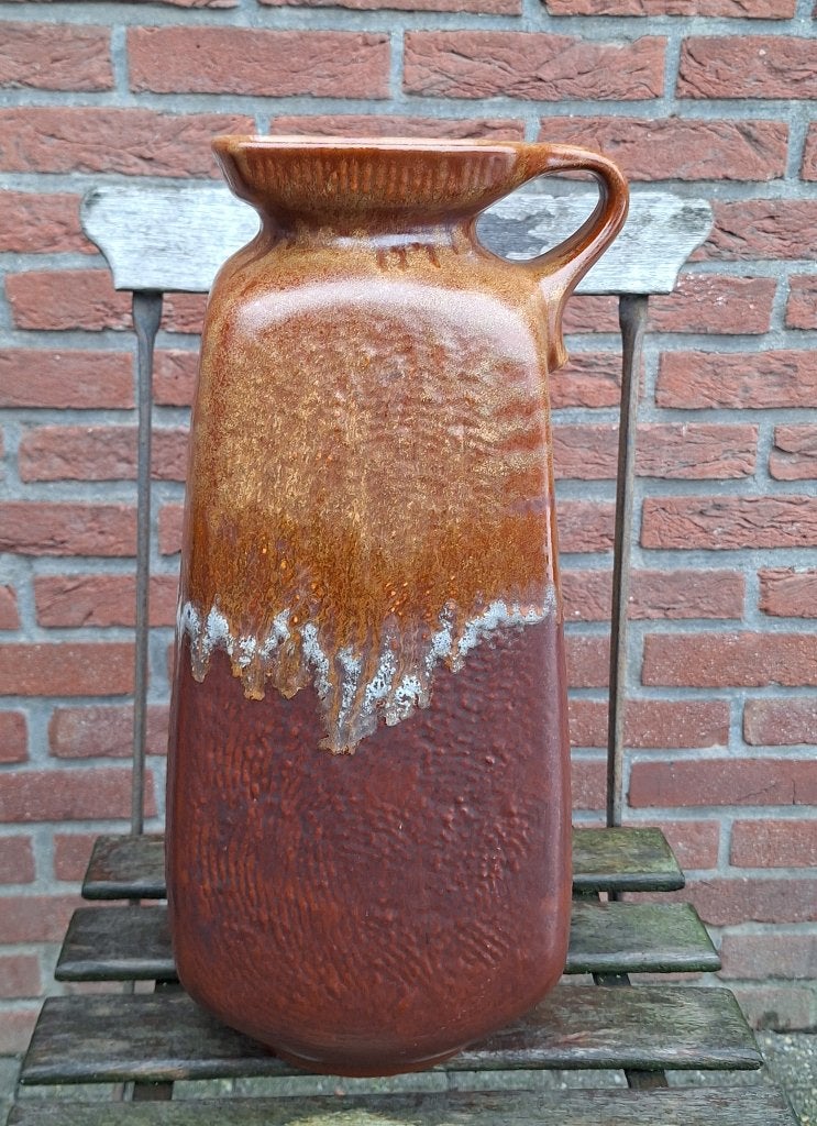 Prachtige vintage Jasba West Germany vloer vaas., Verzamelen, Ophalen of Verzenden, Huis en Inrichting