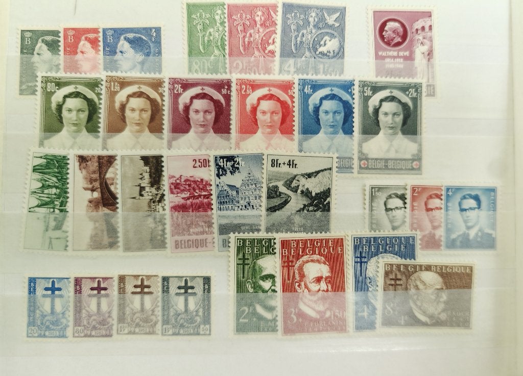 Jaargang 1953 postfris Belgie, Orginele gom, Ophalen of Verzenden, Zonder stempel, Postfris