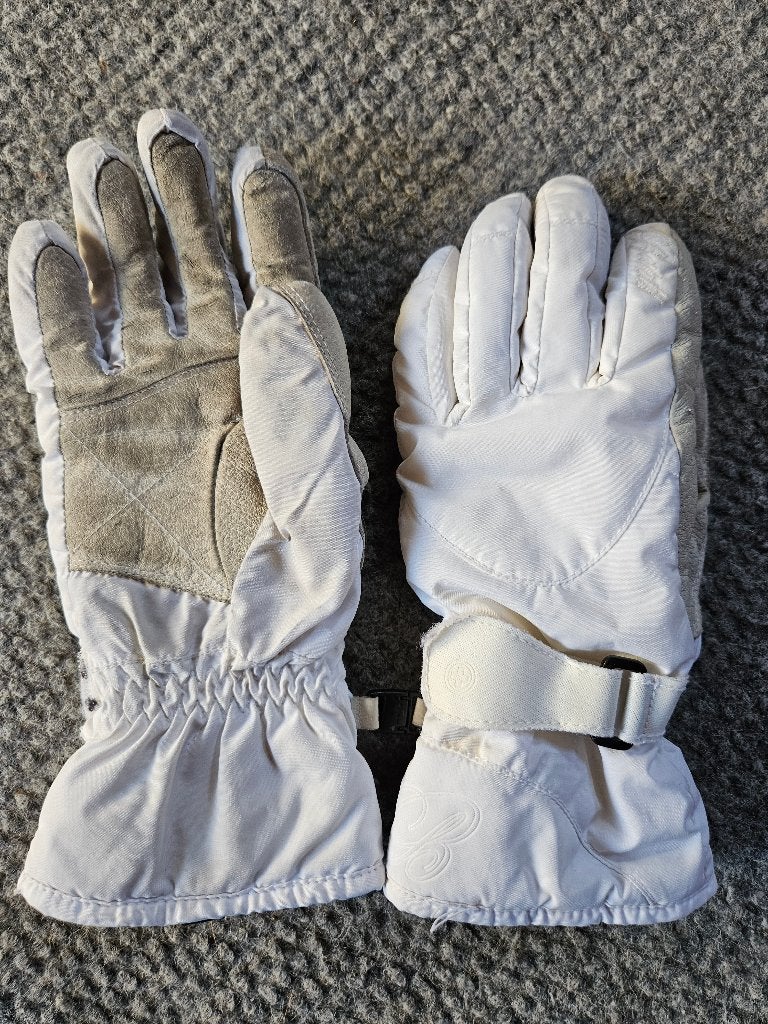 witte ski handschoenen, maat xs, Overige typen, Verzenden, Gedragen, Maat 34 (XS) of kleiner