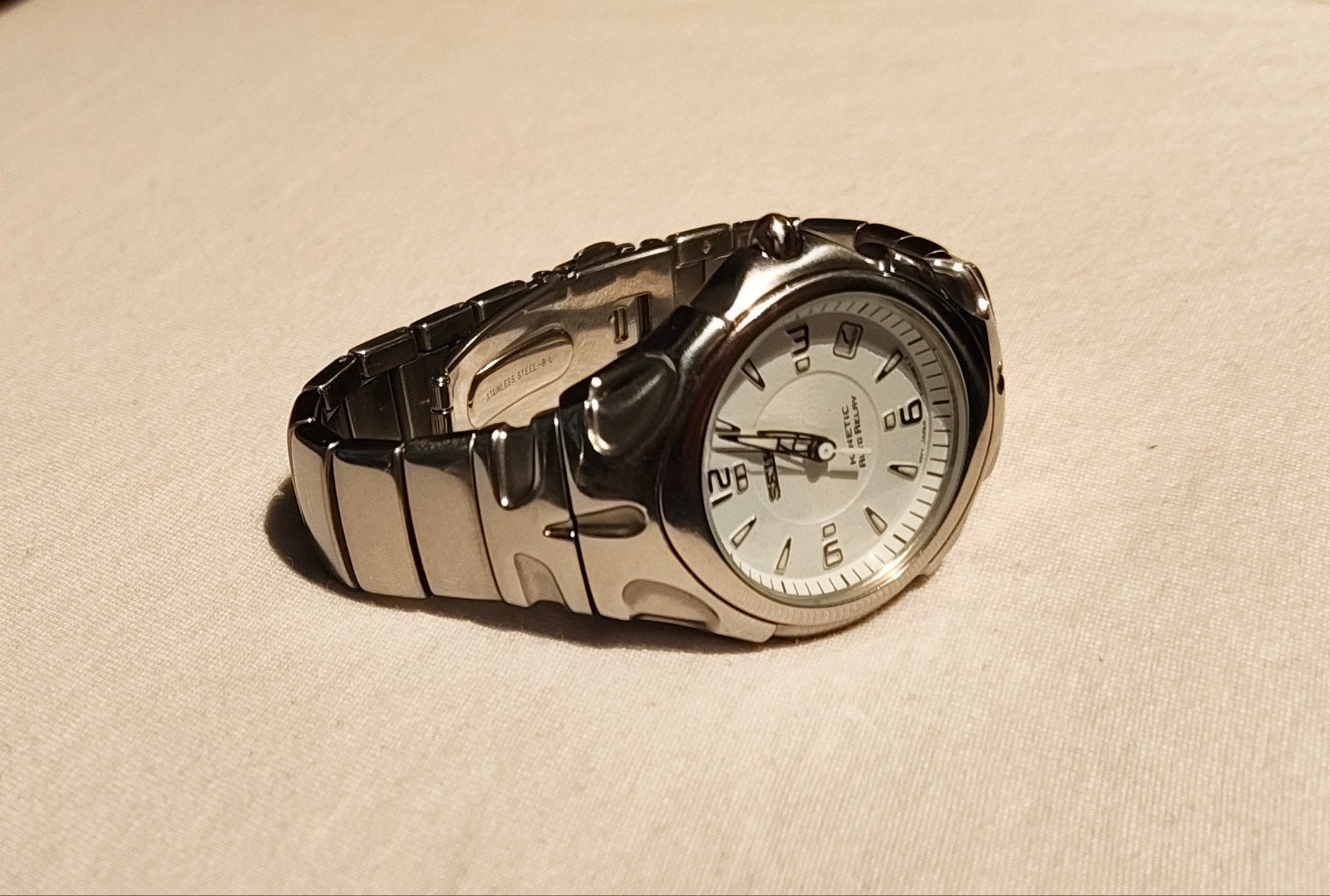 Seiko Kinetic 5J22-0A30 Auto Relay – 35 mm, Ophalen of Verzenden
