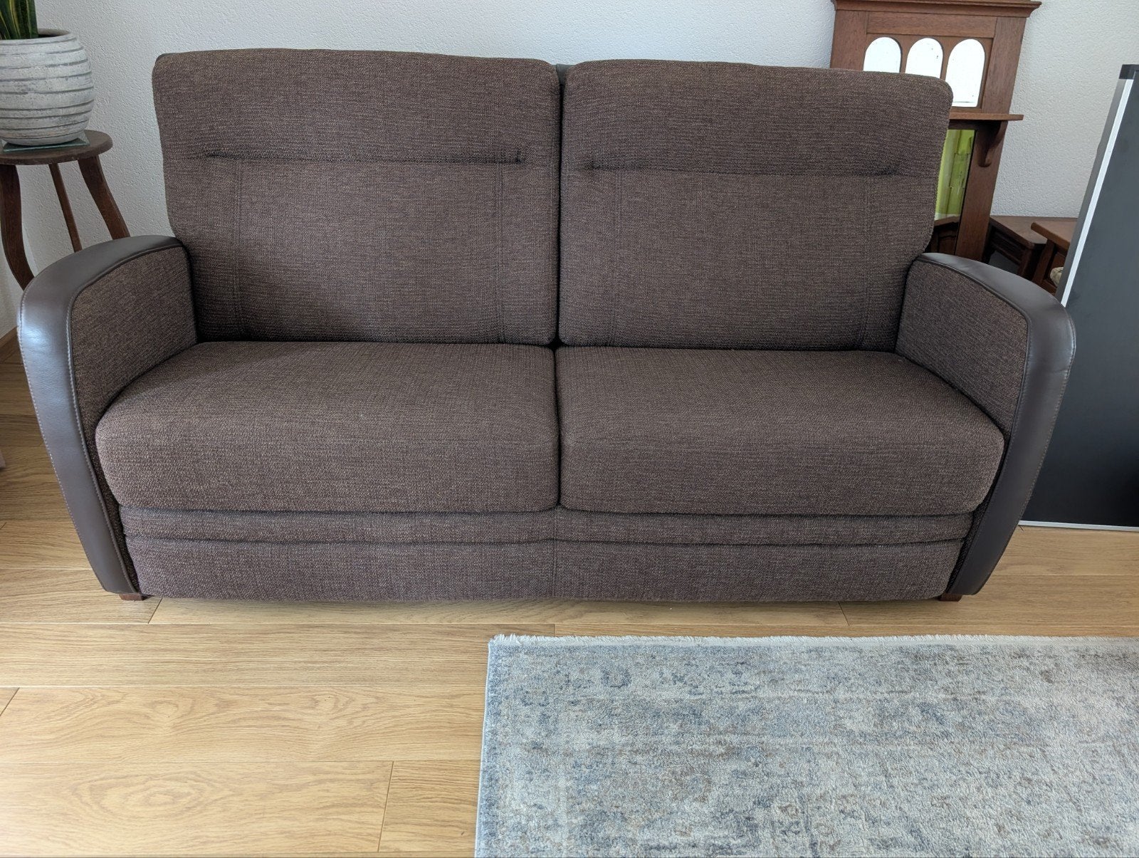 bankstel 2 zits,, Ophalen, Tweepersoons, 75 tot 100 cm, Zo goed als nieuw
