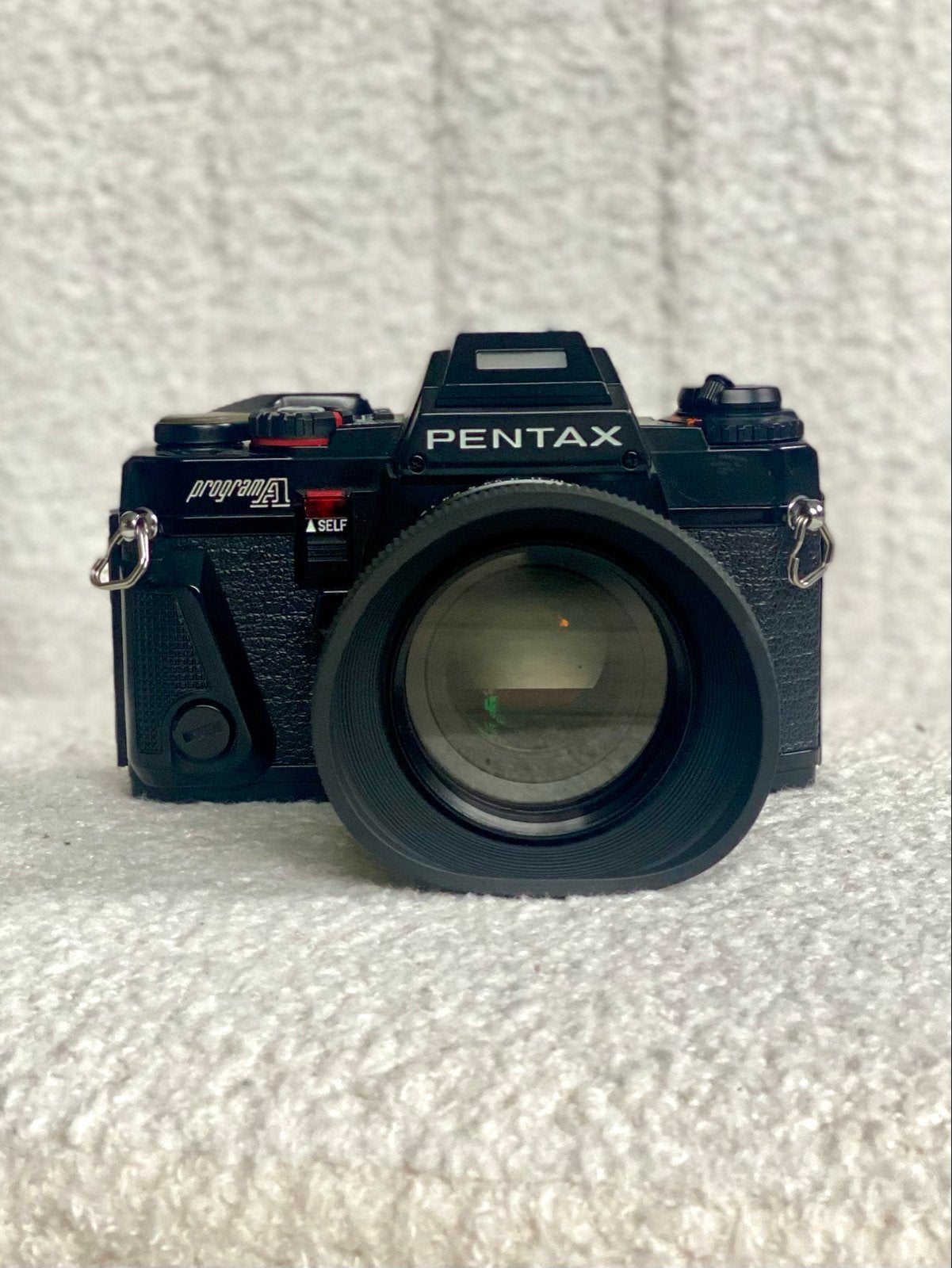 Pentax Program A Spiegelreflexcamera met 4 objectieven., Ophalen of Verzenden, Gebruikt, Spiegelreflex, Pentax