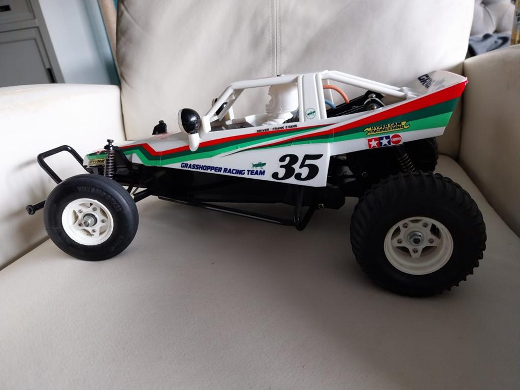 Tamiya De Grasshopper, Hobby en Vrije tijd, Elektro, Gebruikt, Verzenden, Auto offroad